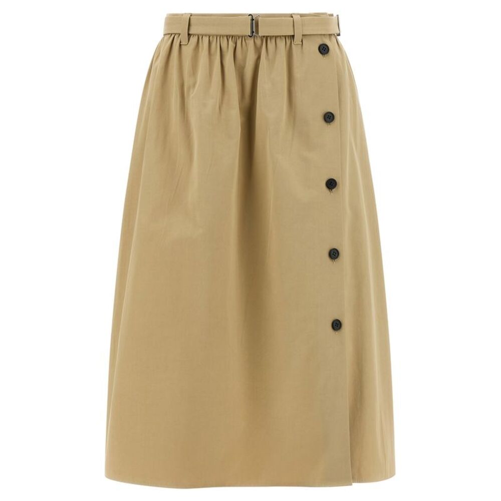 Prada Women Panama Old Cotton Skirt